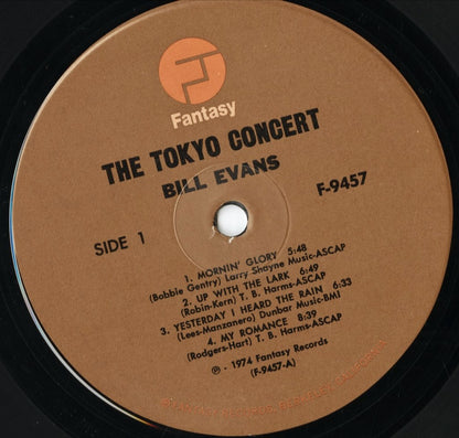 Bill Evans - Live In Tokyo (F-9457) LP 1974 US Fantasy｜中古LP