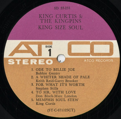King Curtis - King Size Soul (SD 33-231) 1967 US Atco｜中古LP