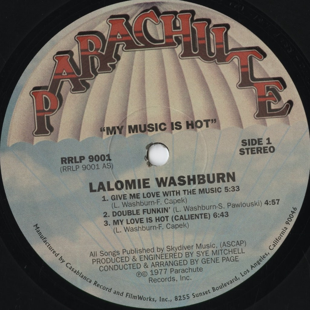Lalomie Washburn - My Music Is Hot (PRLP 9001) 2002 US Parachute｜中古LP