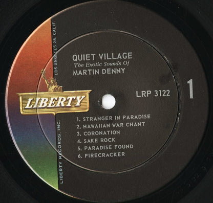 Martin Denny - Quiet Village (LRP 3122) 1960 US Liberty MONO｜中古LP