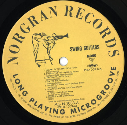 Tal Farlow, Oscar Moore, Barney Kessel – Swing Guitars (POJJ-1563) LP 1993 JPN Verve｜中古LP