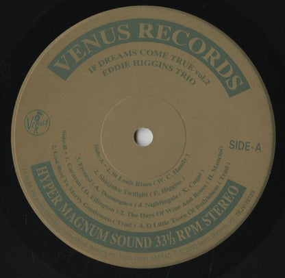 Eddie Higgins - If Dreams Come True Vol.2 (TKJV-19139) 2005 JPN Venus｜中古LP