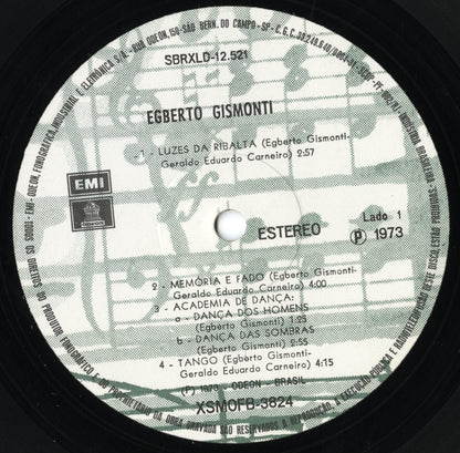 Egberto Gismonti / エグベルト・ジスモンチ / Egberto Gismonti (1973) (SBRXLD-12.521)