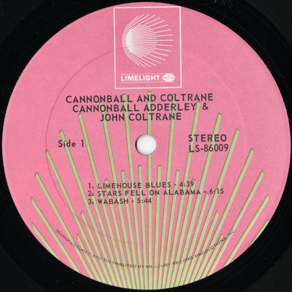Cannonball Adderley  John Coltrane / キャノンボール・アダレイ　ジョン・コルトレーン / Cannonball & Coltrane (LS-86009)