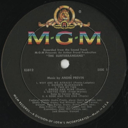 André Previn - Gerry Mulligan - Carmen McRae / The Subterraneans - OST (SE3812ST)