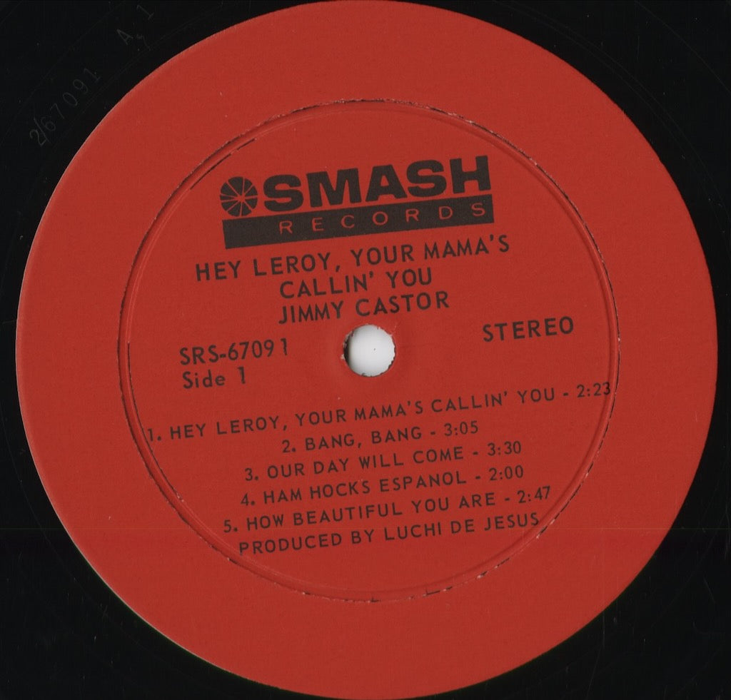 Jimmy Castor - Hey Leroy (SRS67091) 1968 US Smash｜中古LP
