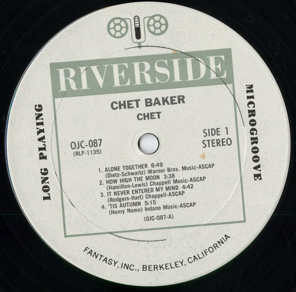 Chet Baker - Chet (OJC-087) 1983 US Riverside/OJC｜中古LP