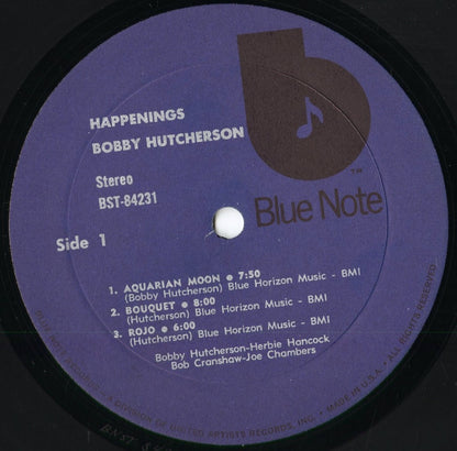 Bobby Hutcherson - Happenings (BST 84231) 1974 US Blue Note｜中古LP