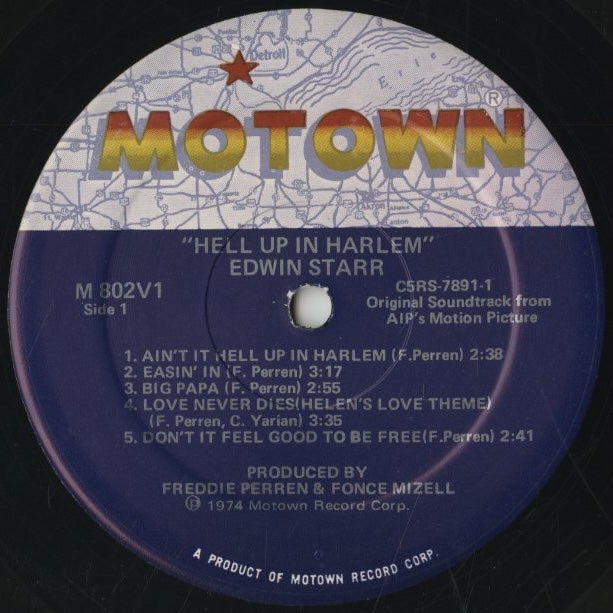 Edwin Starr / エドウィン・スター / Hell Up In Harlem -OST (M 802V1)