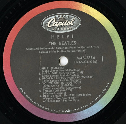 The Beatles / ビートルズ / Help! (O.S.T.) (MAS-2386) US盤
