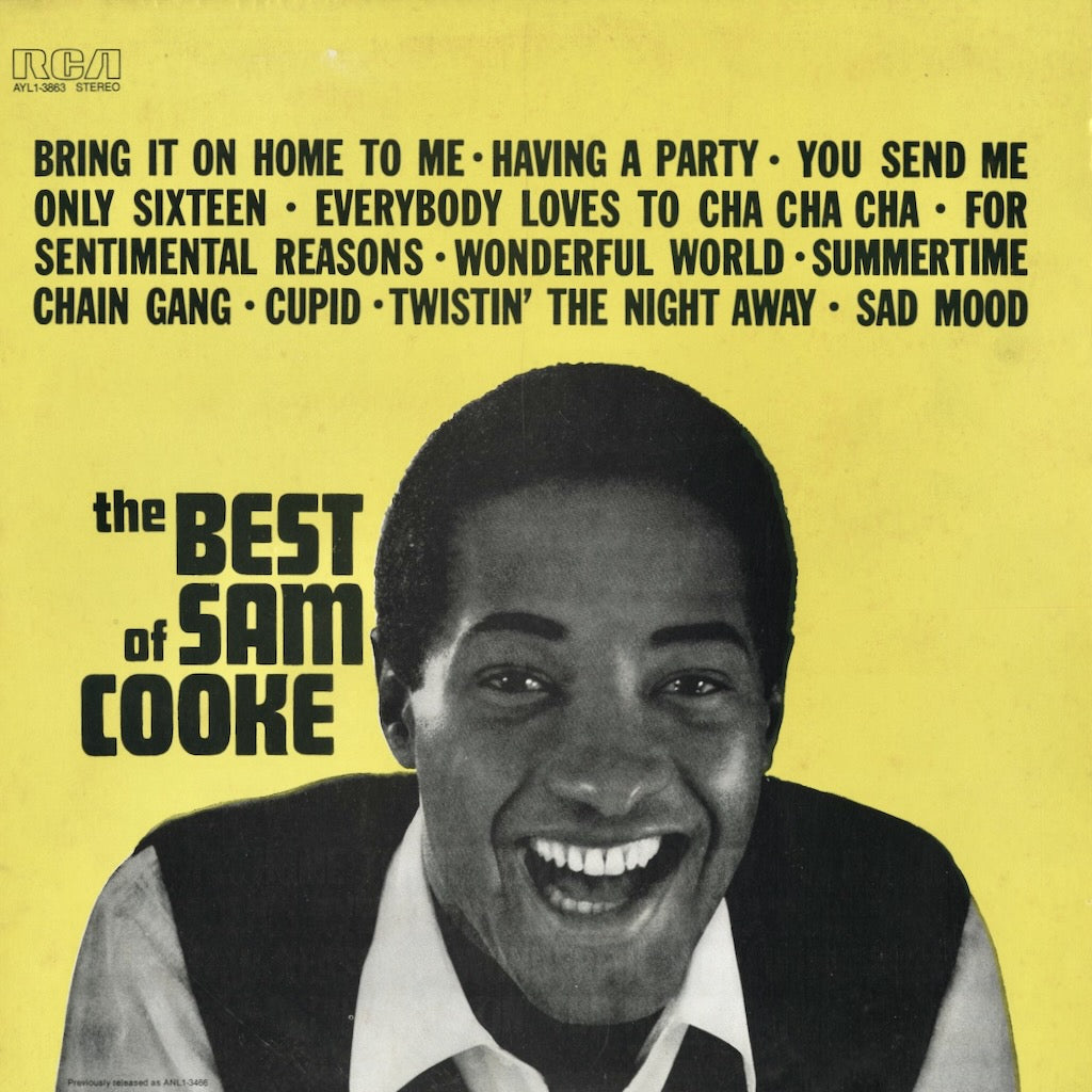 Sam Cooke - The Best Of Sam Cooke (AYL1-3863) 1981 US RCA｜中古LP サム・クック