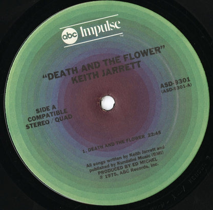 Keith Jarrett / キース・ジャレット / Death And The Flower (ASD-9301) USオリジナル盤