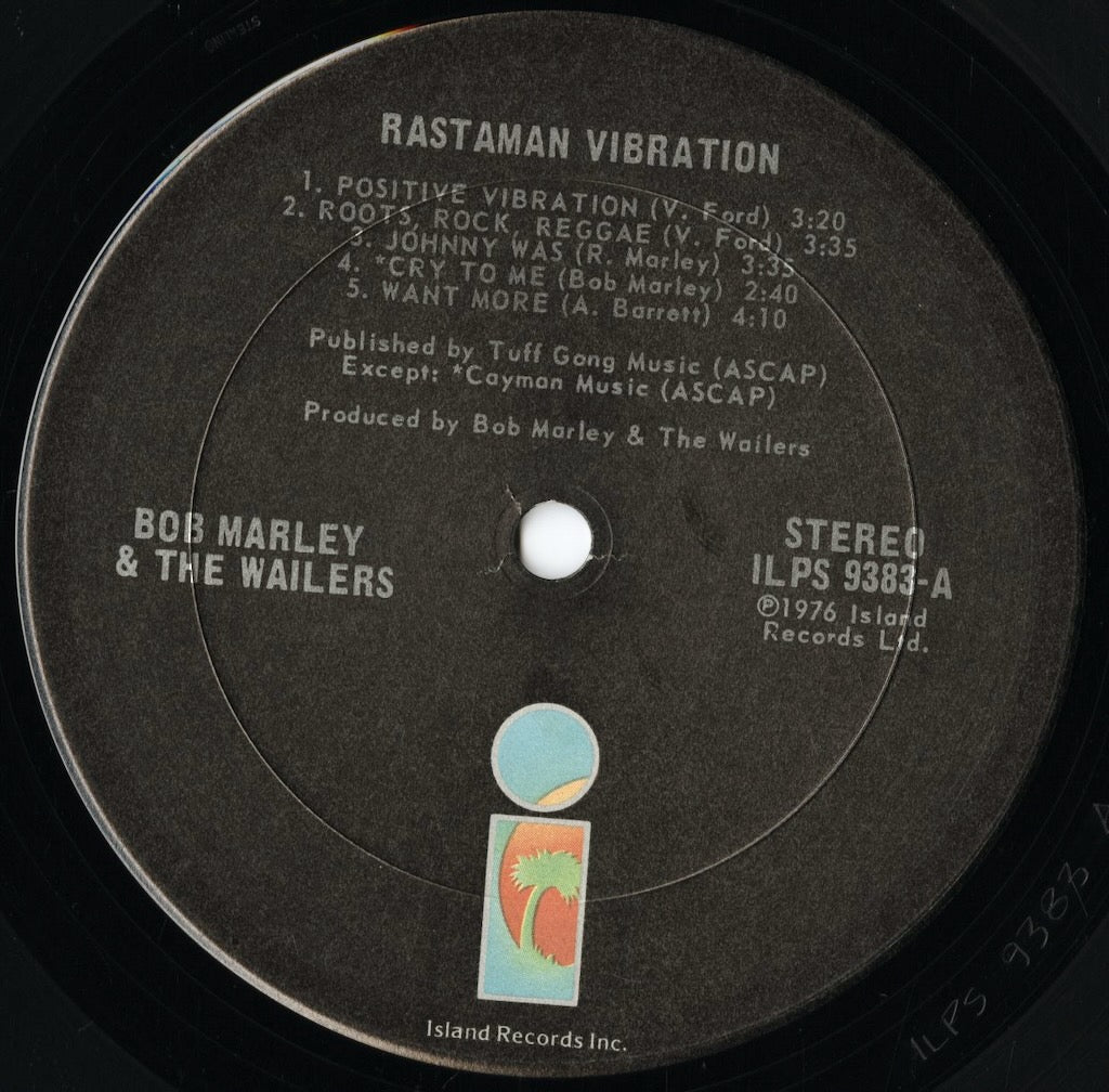 Bob Marley & The Wailers / ボブ・マーリー＆ウェイラーズ / Rastaman Vibration (ILPS 9383)