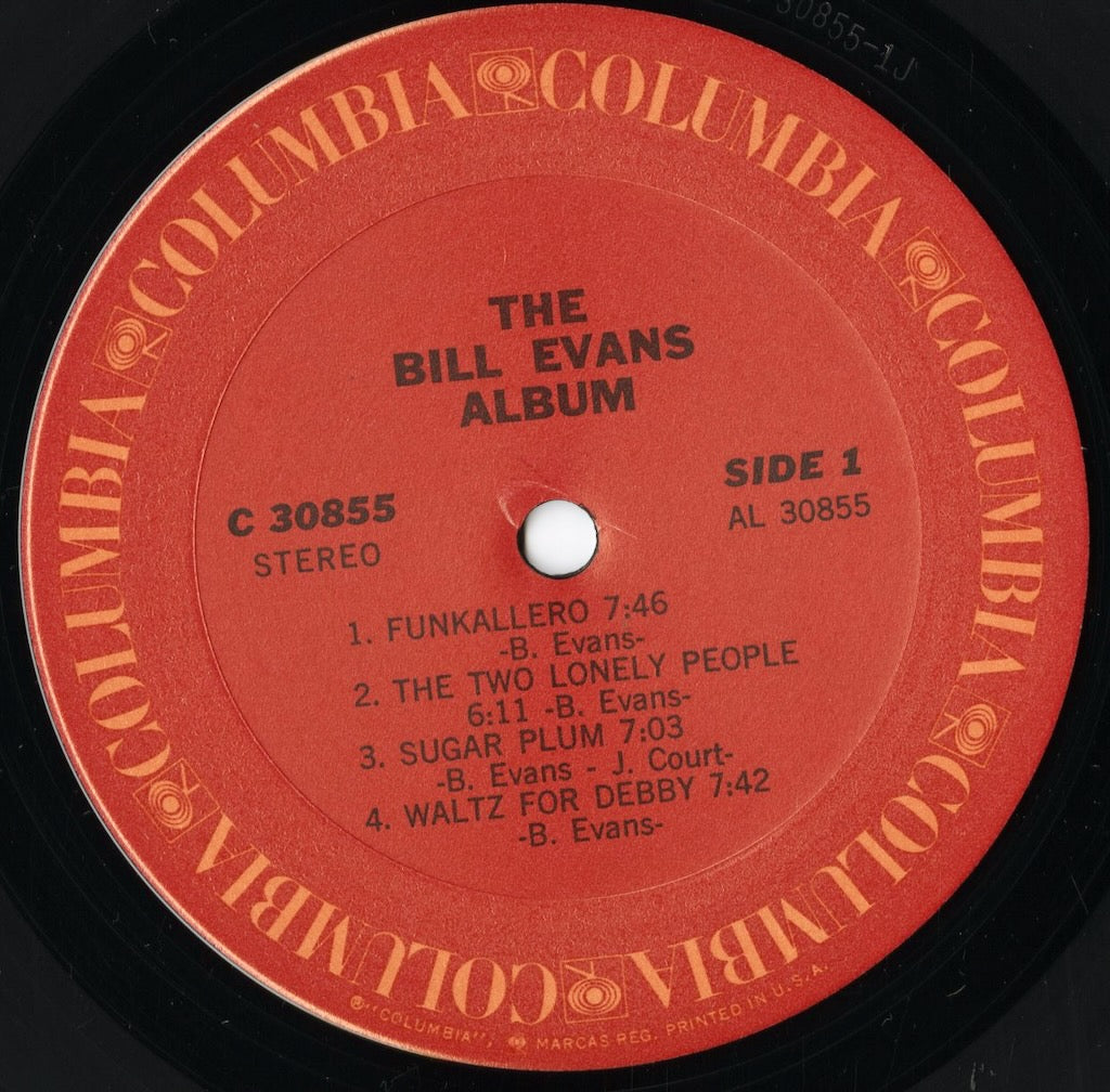 Bill Evans - The Bill Evans Album (C 30855) LP 1971 US Columbia｜中古LP