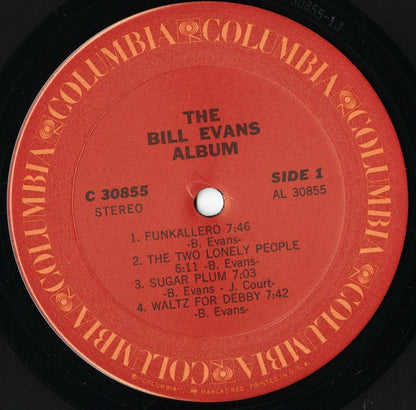 Bill Evans - The Bill Evans Album (C 30855) LP 1971 US Columbia｜中古LP