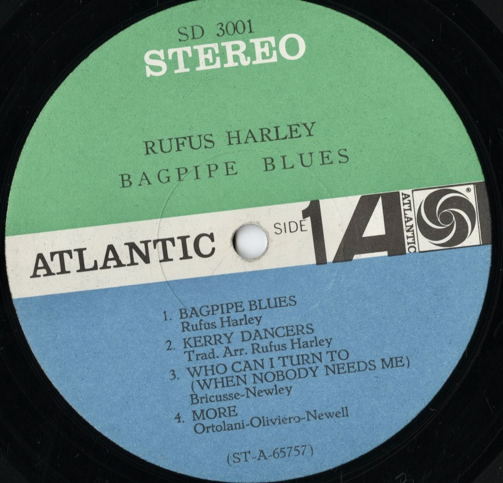Rufus Harley - Bagpipe Blues (SD 3001) 1965 US Atlantic｜中古LP