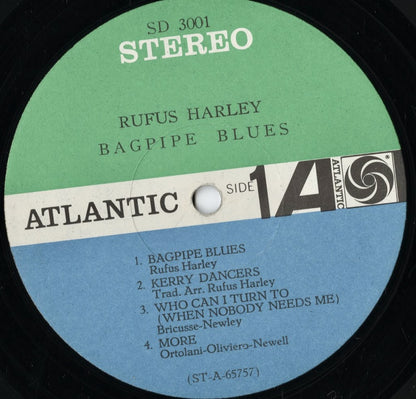 Rufus Harley - Bagpipe Blues (SD 3001) 1965 US Atlantic｜中古LP