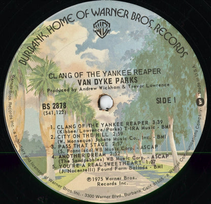 Van Dyke Parks - Clang Of The Yankee Reaper (BS 2878) 1975 US Warner Bros.｜中古LP