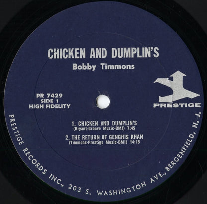 Bobby Timmons - Chicken & Dumplin's (PR7429) 1965 US Prestige｜中古LP