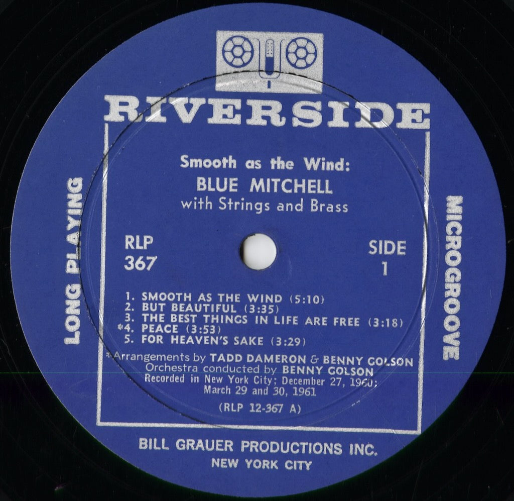 Blue Mitchell - Smooth As The Wind (RLP 367) 1961 US Riverside｜中古LP
