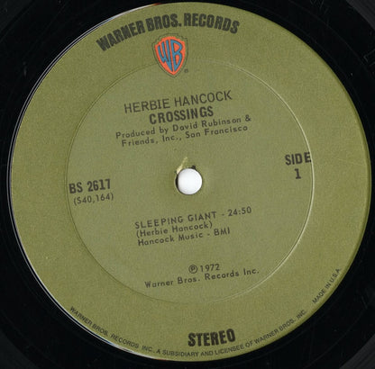 Herbie Hancock / ハービー・ハンコック / Crossings (BS 2617)