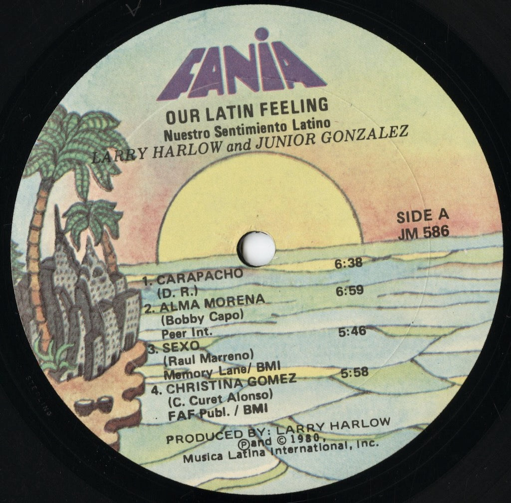 Larry Harlow & Junior Gonzalez - Our Latin Feeling / Nuestro Sentimiento Latino (JM 586) LP 1980 US Fania｜中古LP