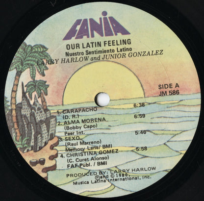 Larry Harlow & Junior Gonzalez - Our Latin Feeling / Nuestro Sentimiento Latino (JM 586) LP 1980 US Fania｜中古LP