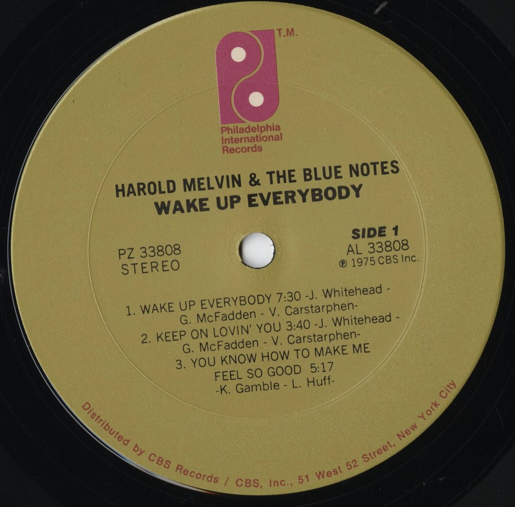 Harold Melvin & The Blue Notes / ハロルド・メルヴィン＆ブルーノーツ / Wake Up Everybody (PZ33808)