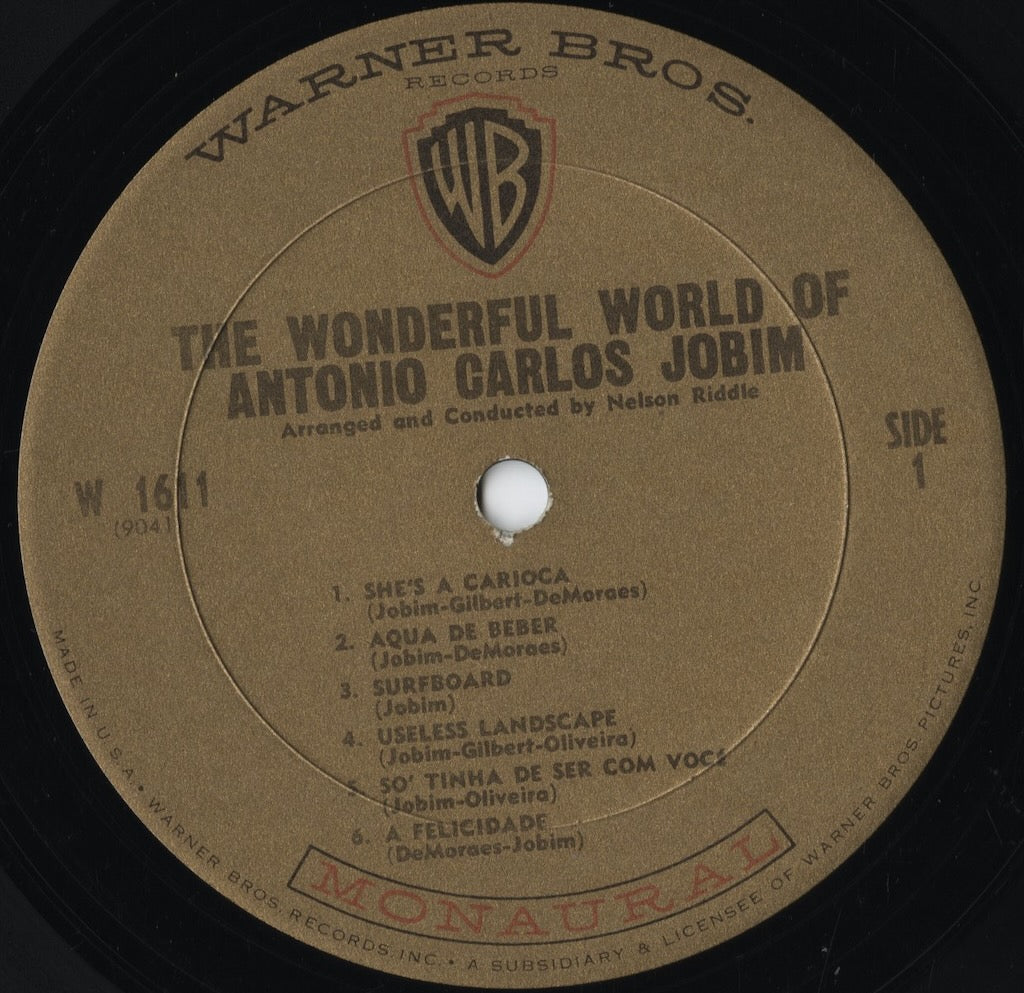 Antonio Carlos Jobim - The Wonderful World Of Antonio Carlos Jobim (W 1611) 1965 US Warner Bros｜中古LP
