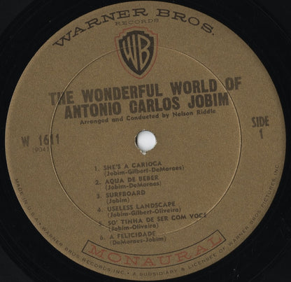Antonio Carlos Jobim - The Wonderful World Of Antonio Carlos Jobim (W 1611) 1965 US Warner Bros｜中古LP
