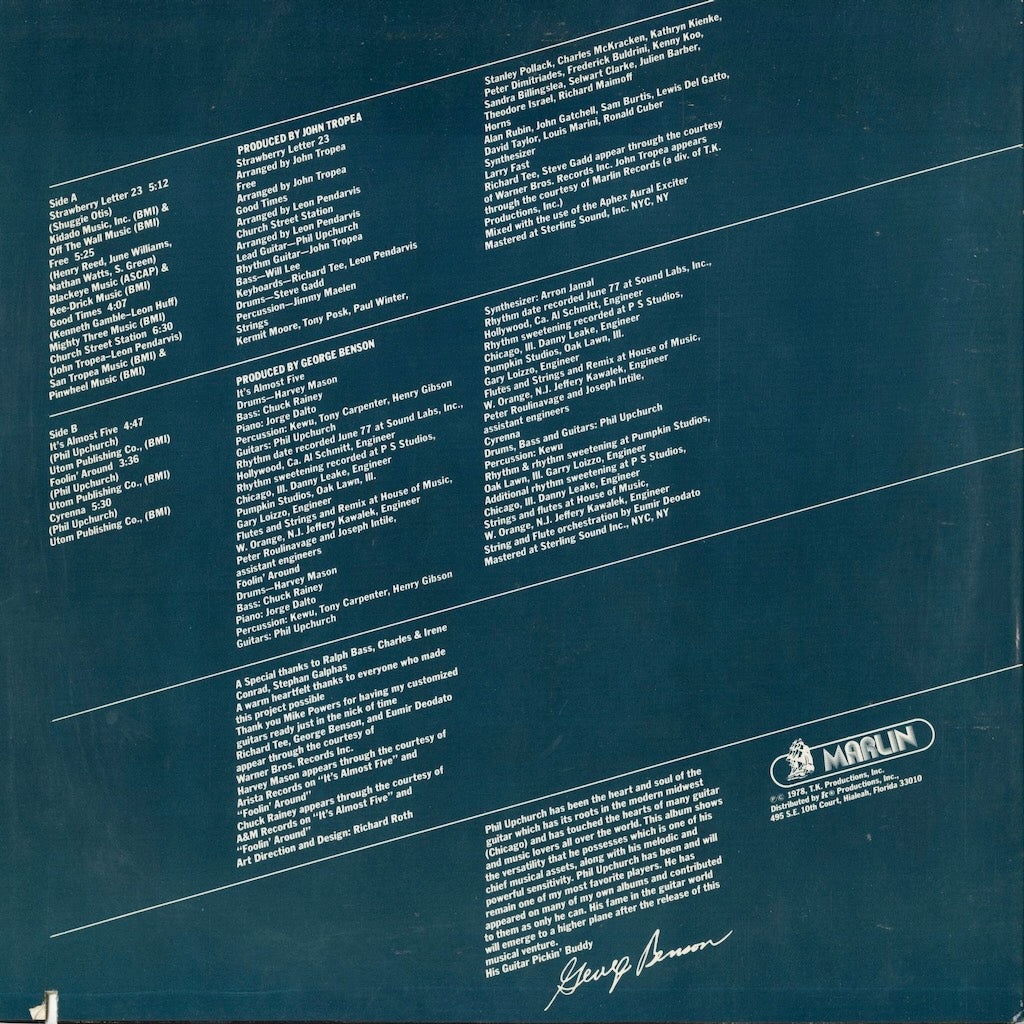 Phil Upchurch - Phil Upchurch (MARLIN 2209) LP 1978 US Marlin｜中古LP