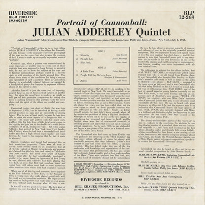 Julian Adderley / ジュリアン・アダレイ / Portrait Of Cannonball (SMJ-6083M)