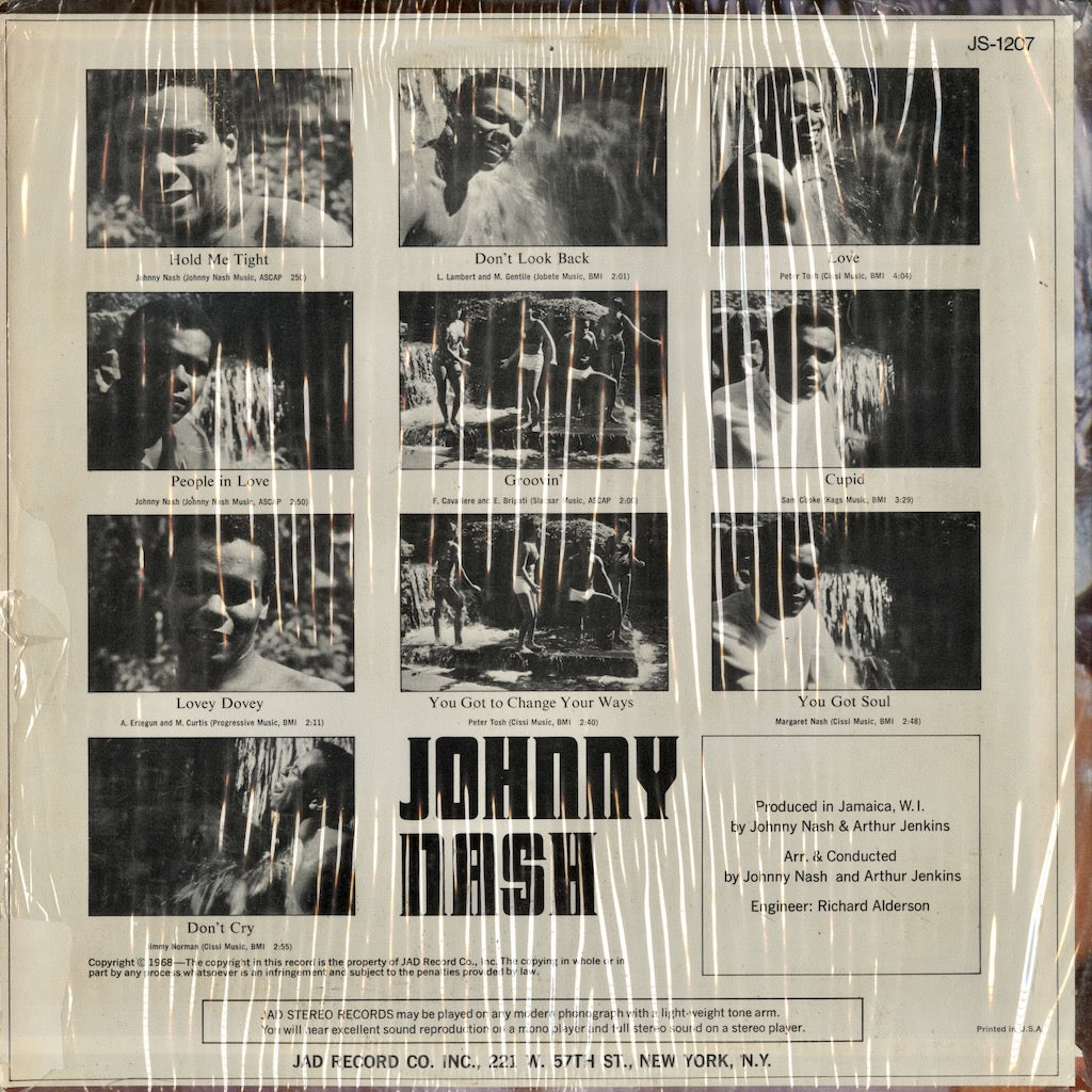 Johnny Nash - Hold Me Tight (JS-1207)  1968 US JAD｜中古LP