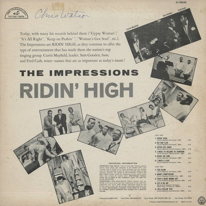 The Impressions / インプレッションズ / Ridin' High (ABCS 545)