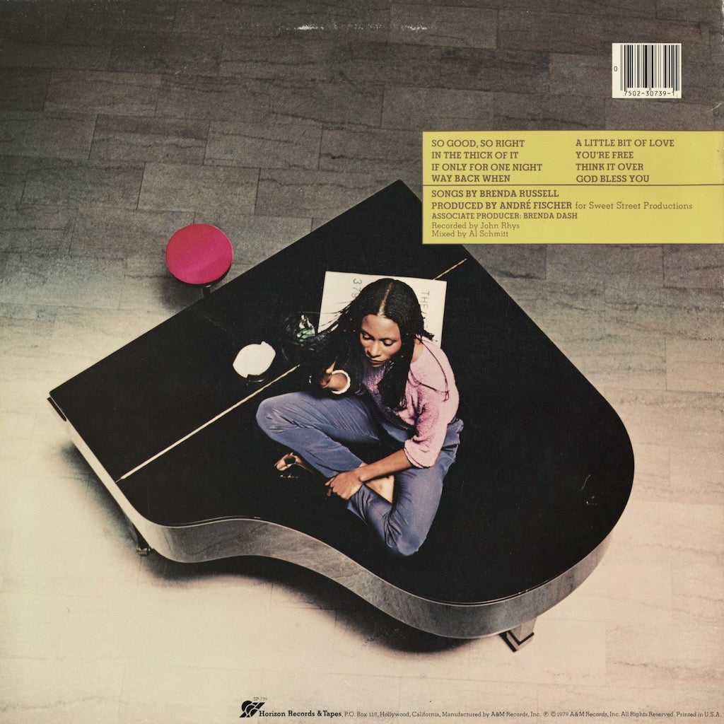 Brenda Russell - Brenda Russell (SP-739) 1979 US Horizon｜中古LP