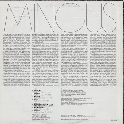 Charles Mingus – Mingus Moves (SD 1653) LP 1974 US Atlantic | 中古LP