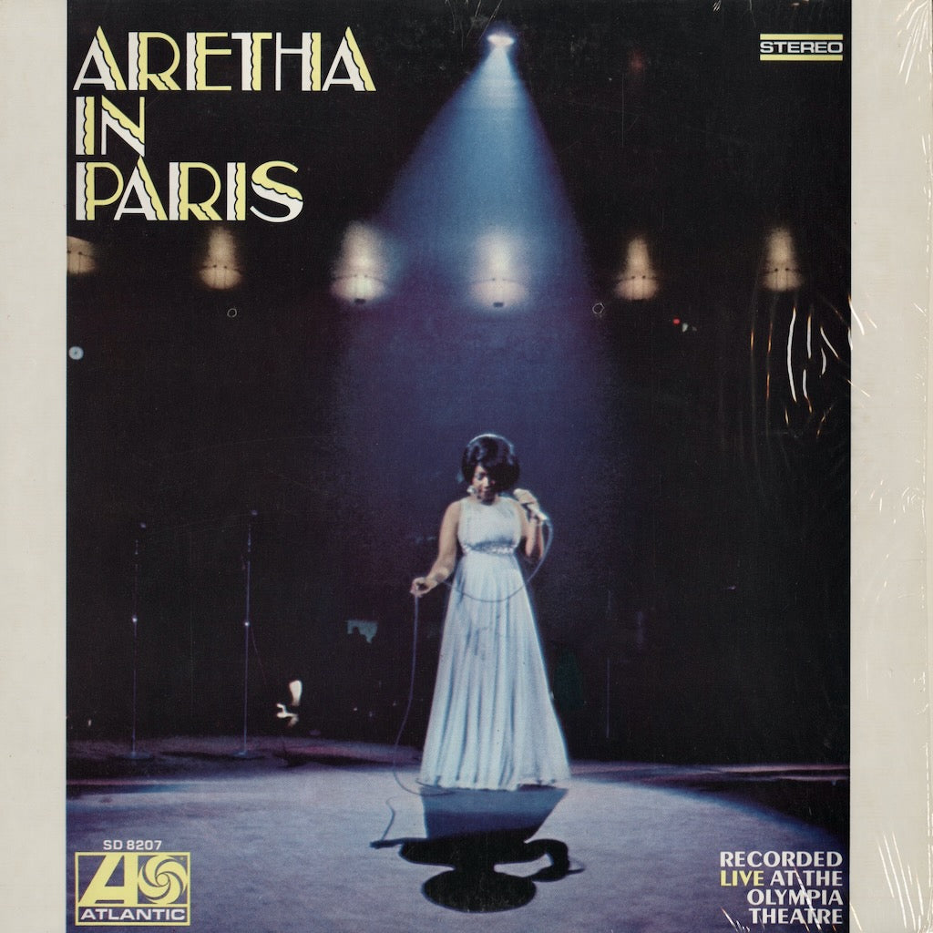Aretha Franklin Aretha In Paris SD 8207 LP 1968 US Atlantic