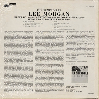 Lee Morgan / リー・モーガン / The Rumproller (BST 84199) UA 黒音符Lbl.