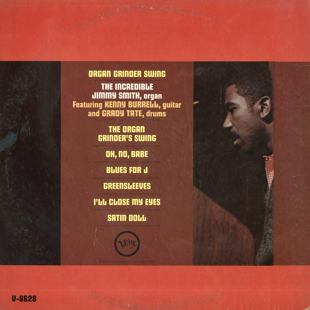 Jimmy Smith / ジミー・スミス / Organ Grinder Swing (V/8628)