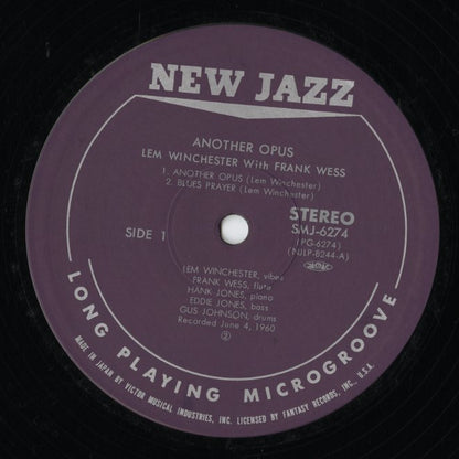 Lem Winchester - Another Opus (SMJ 6274) LP 1980 JPN New Jazz｜中古LP