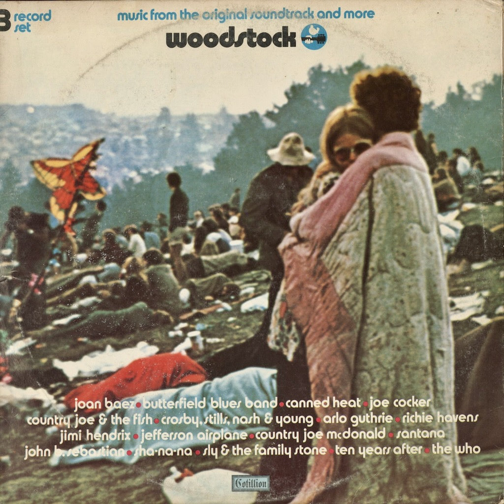 V.A. (Jimi Hendrix, Sly & The Family Stone etc...) - Woodstock - OST (SD 3-500) 1970 US Cotillion｜中古LP