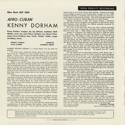 Kenny Dorham - Afro Cuban (BN 0017) 1991 JPN Blue Note｜中古LP