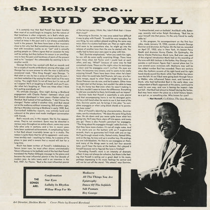 Bud Powell – The Lonely One (MV 2572) LP 1974 JPN Verve / Polydor｜中古LP