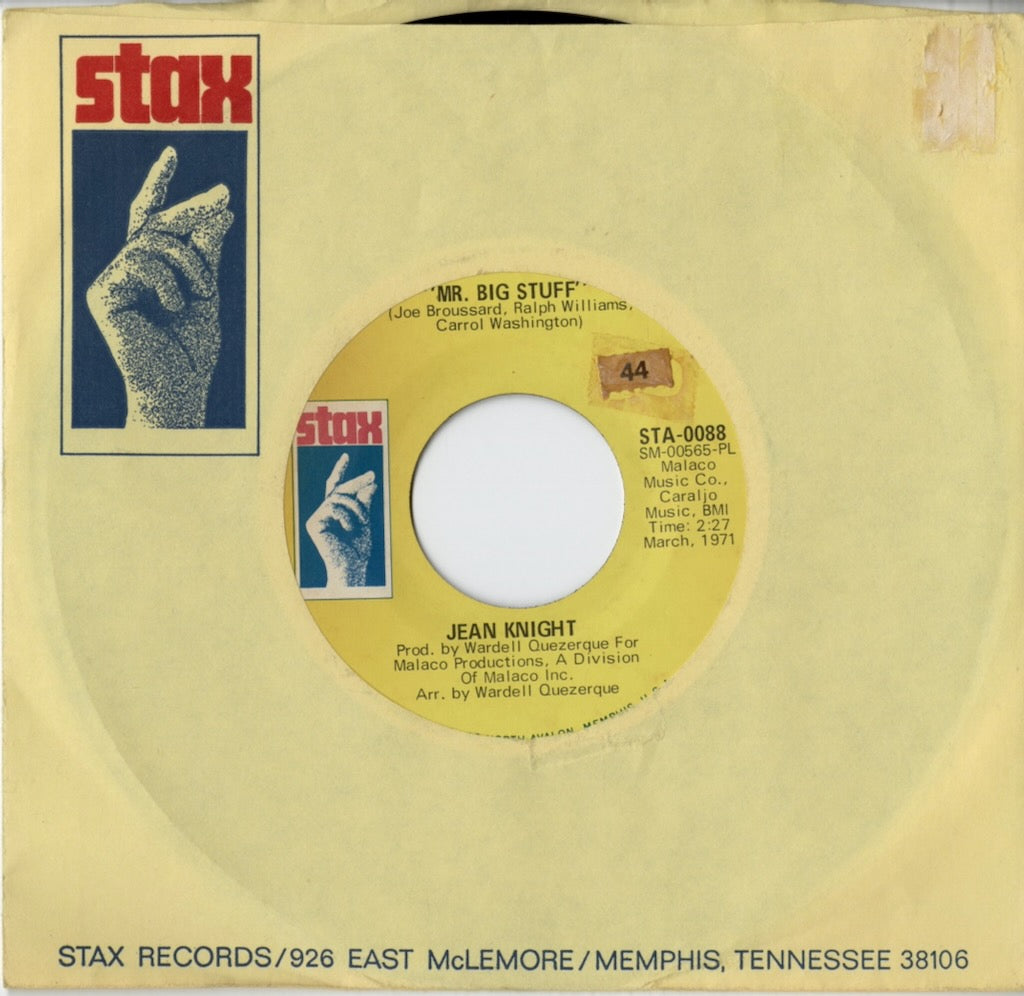 Jean Knight / ジーン・ナイト / Mr. Big Stuff / Why I Keep Living These Memories -7 (STA 0088)