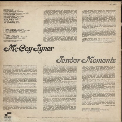 McCoy Tyner / マッコイ・タイナー / Tender Moments (BST 84275)