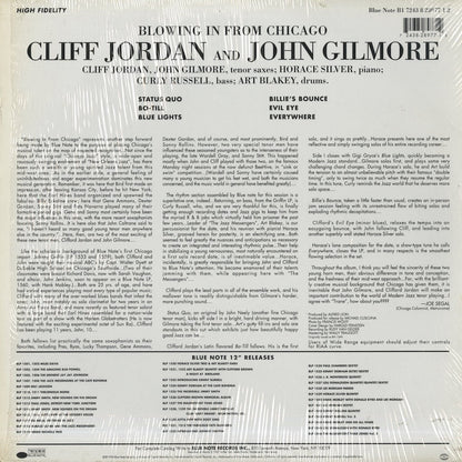 Cliff Jordan / John Gilmore / クリフ・ジョーダン　ジョン・ギルモア / Blowing In From Chicago (B1-28977)