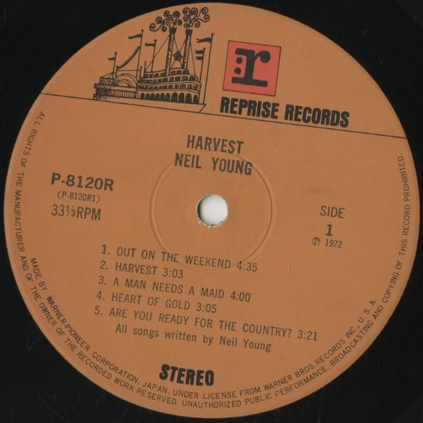 Neil Young / ニール・ヤング / Harvest (P-8120R)