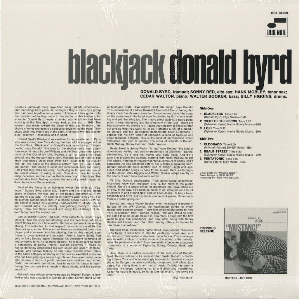 Donald Byrd / ドナルド・バード / Blackjack