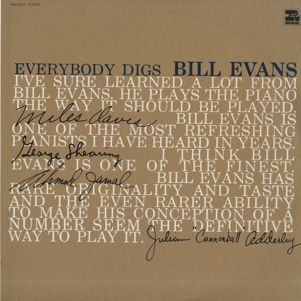 Bill Evans / ビル・エヴァンス / Everybody Digs Bill Evans (MW 2057)
