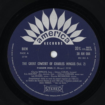 Charles Mingus / The Great Concert Of Charles Mingus -3LP (30 AM 003-004-005) LP 1970 FRA America Records｜中古LP
